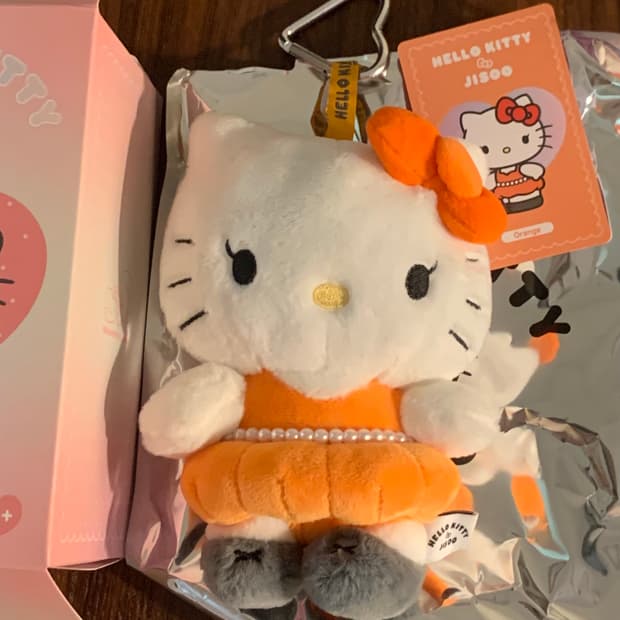 헬로키티지수키링 오렌지