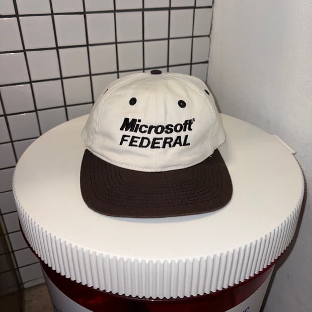 90s Microsoft 마이크로소프트 빈티지 모자