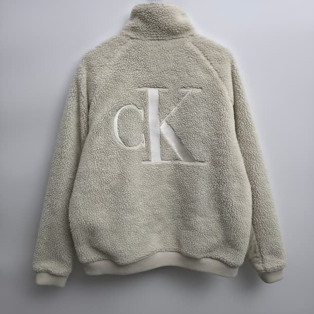 [XL] CK 캘빈클라닌 리버시블 플리스 자켓