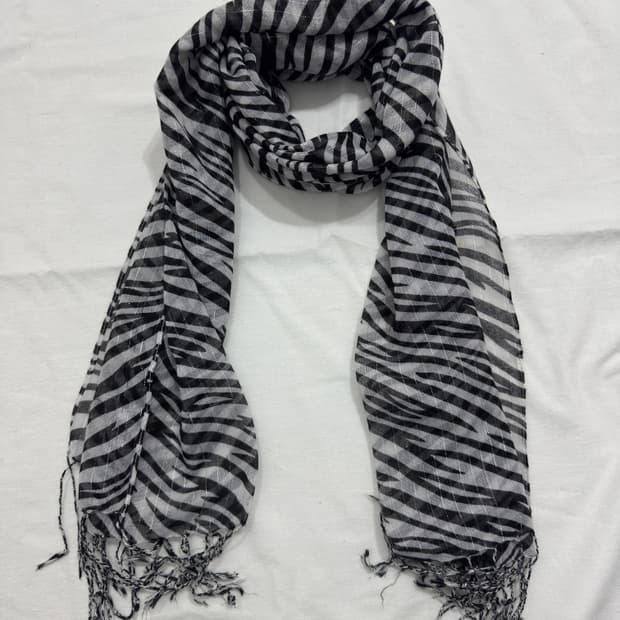 zebra scarf