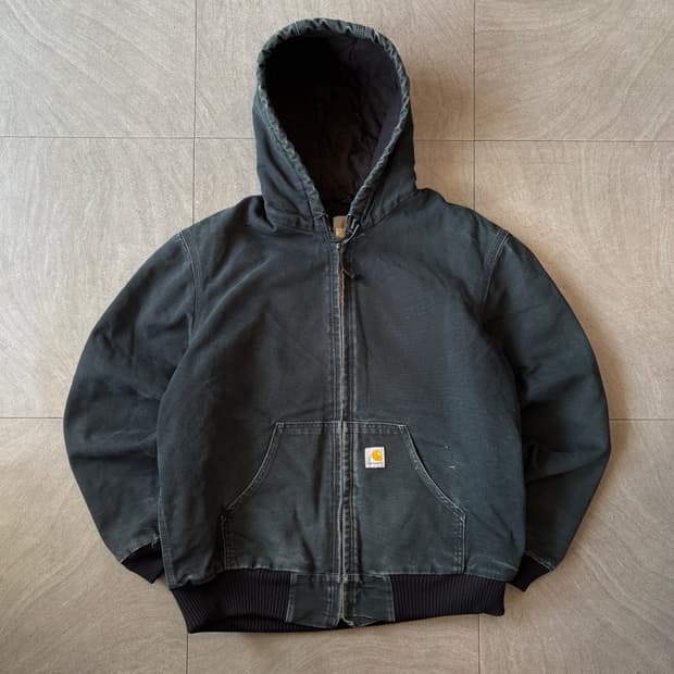 미국 생산 칼하트 j140 블랙 액티브 자켓