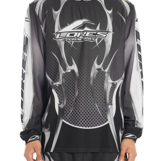 로어즈 Guccimaze Motocross Jersey 블랙 저지 티셔츠