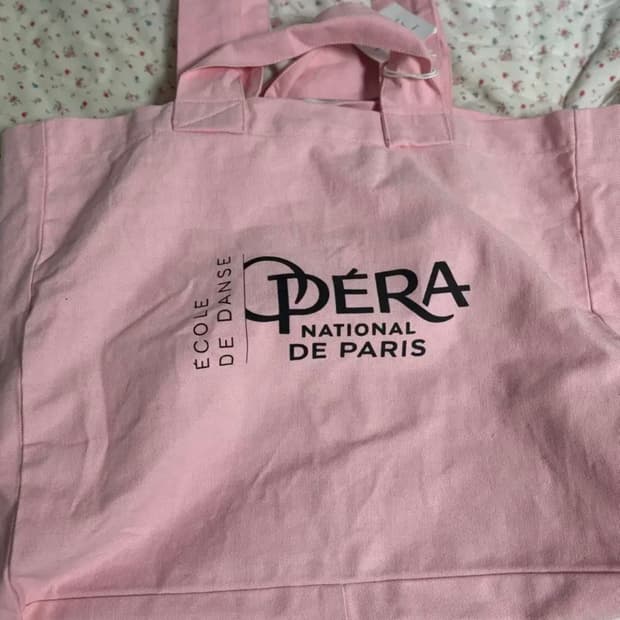 프랑스 파리 오페라 가르니에 핑크 에코백