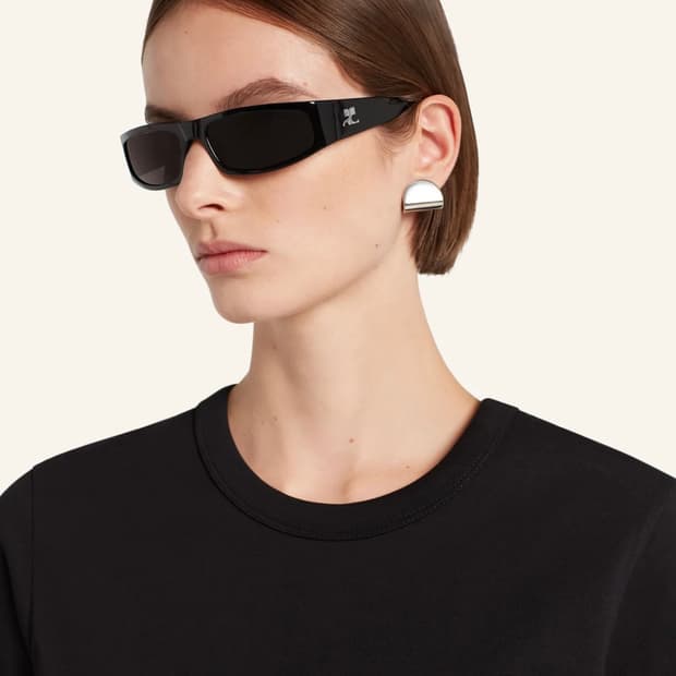 Courreges 꾸레쥬 tech 테크 선글라스 블랙