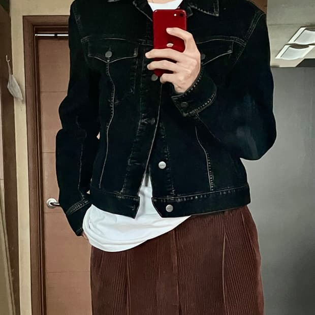 페라가모 벨벳 워싱 자켓