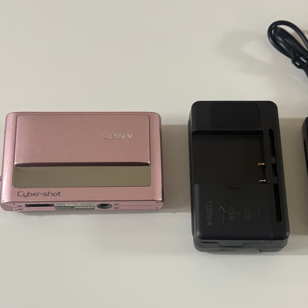 작례o, 핑크) Sony 소니 사이버샷 DSC-T20 빈티지 디카