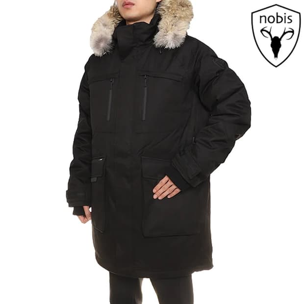 노비스 롱패딩 구스다운 점퍼