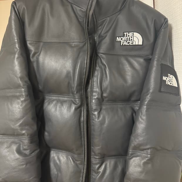 노스페이스 에코 레더 눕시패딩