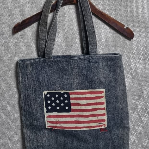 폴로랄프로렌 빈티지 데님 크로스백