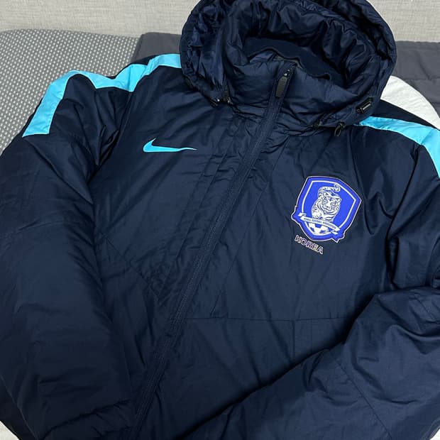 16 시즌 나이키 국대 미드필더 자켓 돕바 패딩 XL