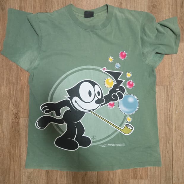 90s felix the cat 펠릭스 티셔츠