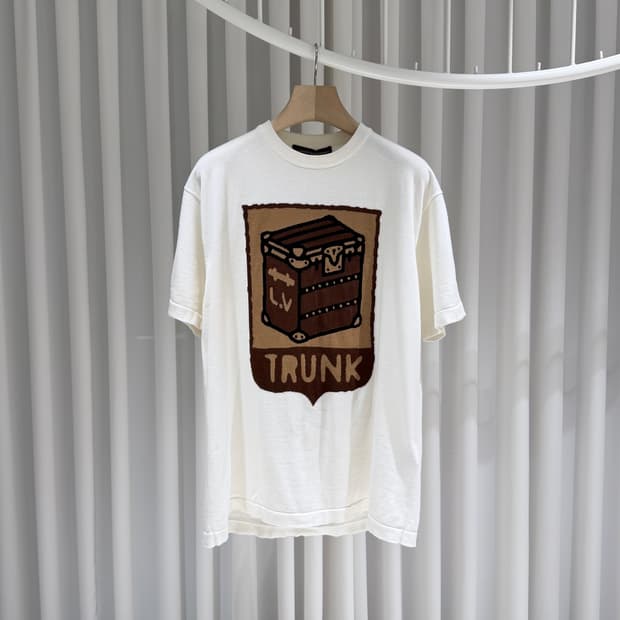 (A+/L) / 루이비통 트래블러 트렁크 프린트 반팔 티셔츠