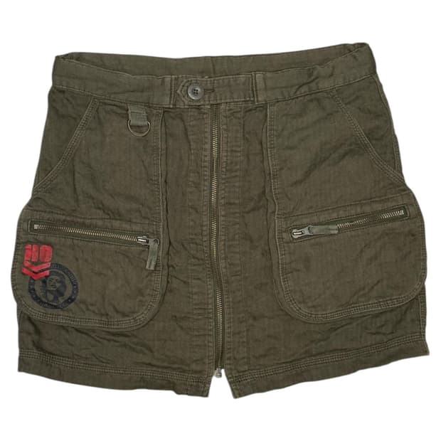 히스테릭 글래머 아카이브 카고 밀리터리 스커트 치마