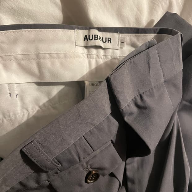 아우브아워 투턱 스트레이트핏 슬랙스