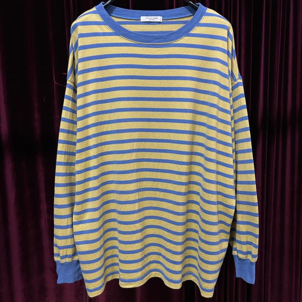 FREAK'S STORE stripe sleeve