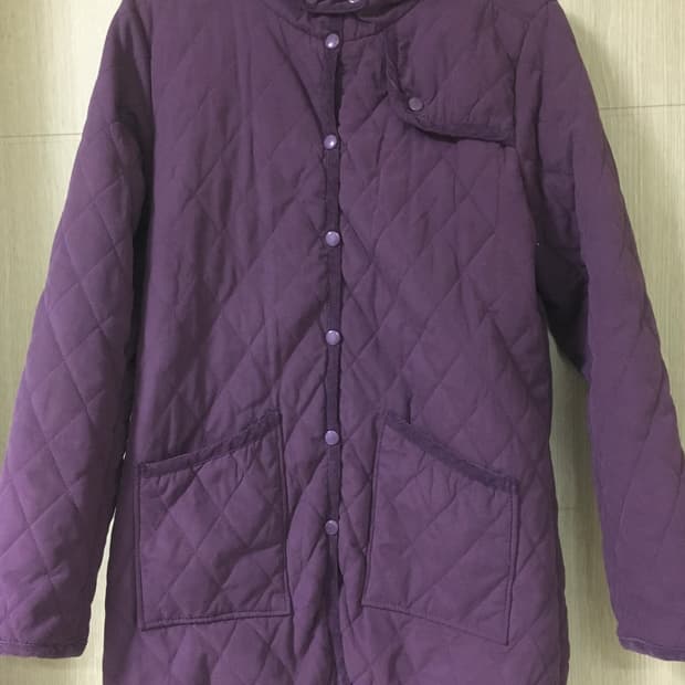 Plum quilting jacket