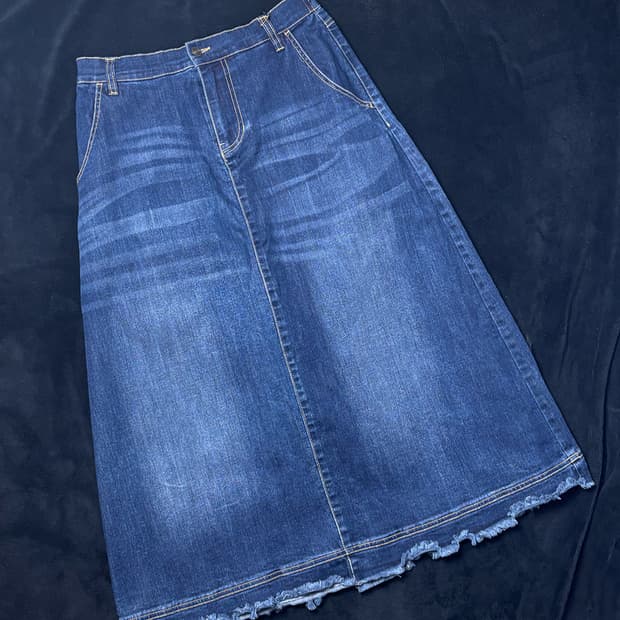 일본빈티지 BARN DOOR 데님 스커트