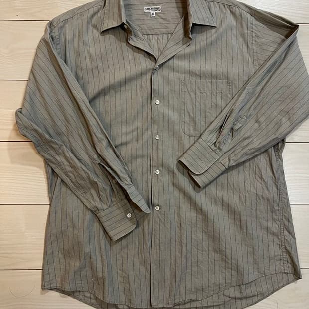 조르지오 아르마니 스트라이프 셔츠
