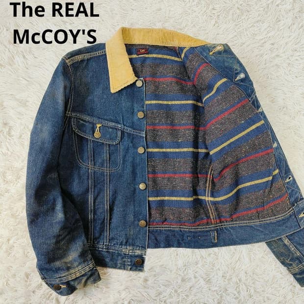 더 리얼 맥코이 X 리 스톱 라이더 데님 자캣