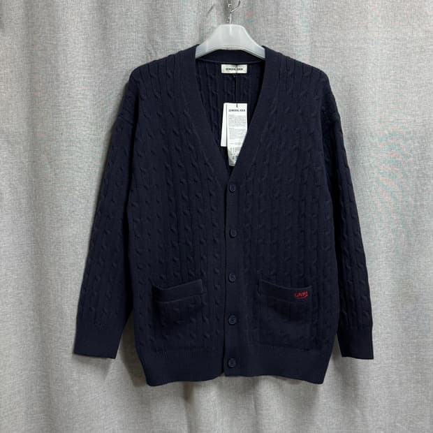 [새상품/F] 제너럴 아이디어 루즈핏 꽈배기 가디건