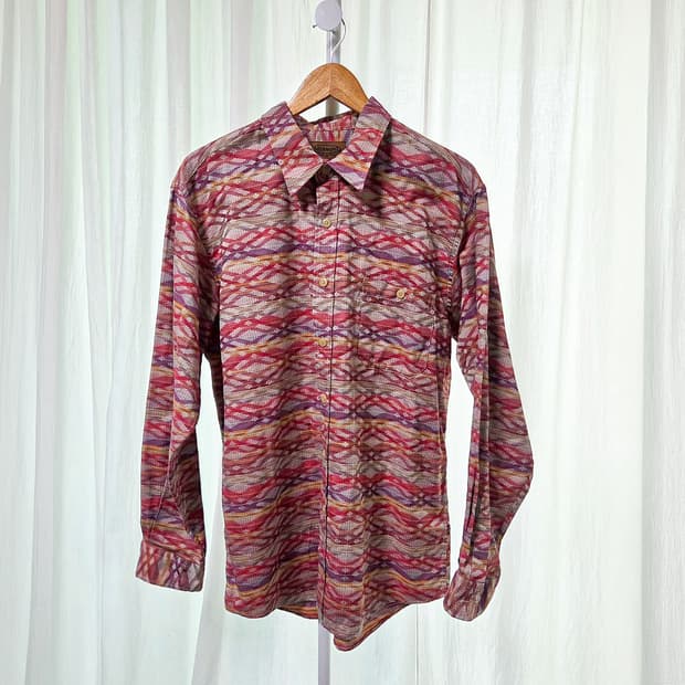 미쏘니 지오메트릭 패턴 셔츠 (Italy made)