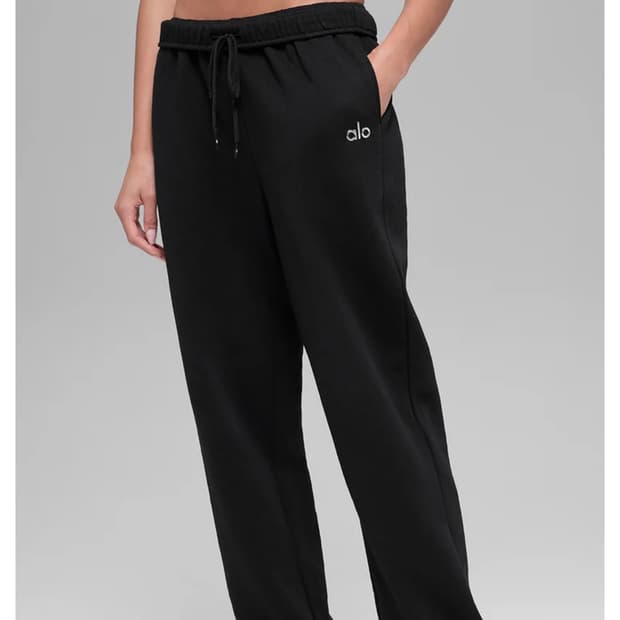 Alo yoga 알로 스웨트팬츠 블랙 XS