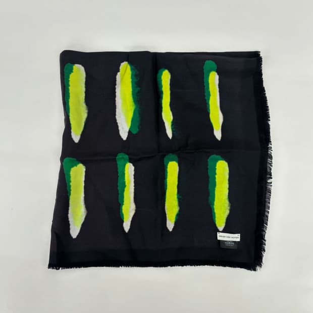 드리스 반 노튼 실크 패턴 스카프