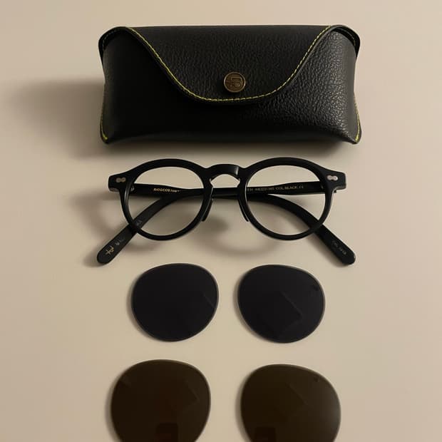 모스콧 밀첸 44사이즈 블랙 + 선글라스렌즈 2종