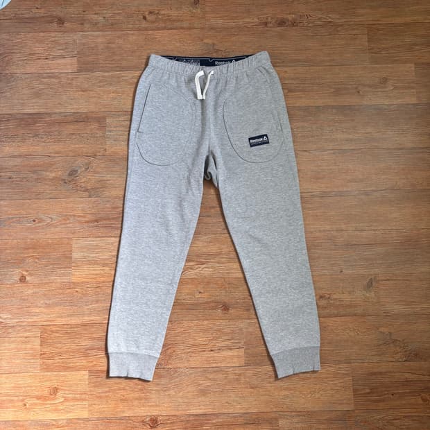 슬림 조거 팬츠 32 트레이닝 바지 테크핏 그레이 