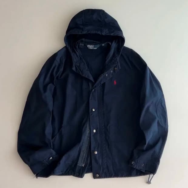 폴로 랄프로렌 네이비 후드 자켓 m