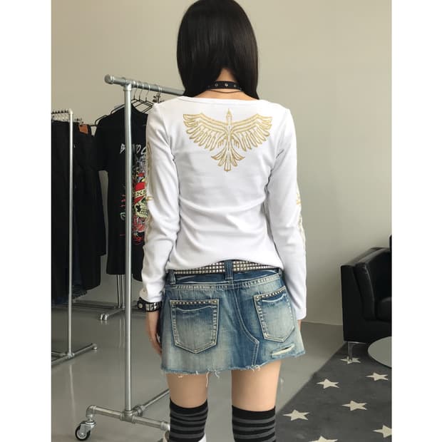 Jpn Wings Long Sleeve T-Shirts