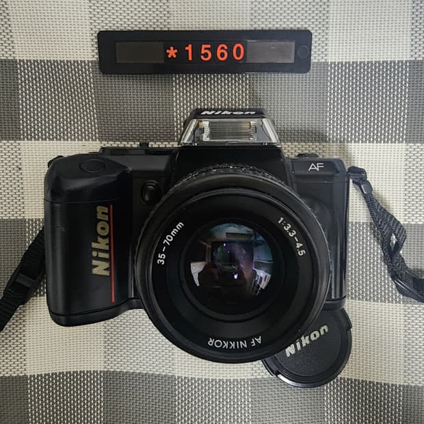 니콘 F 401 AF 필름카메라 35-70미리 줌렌즈