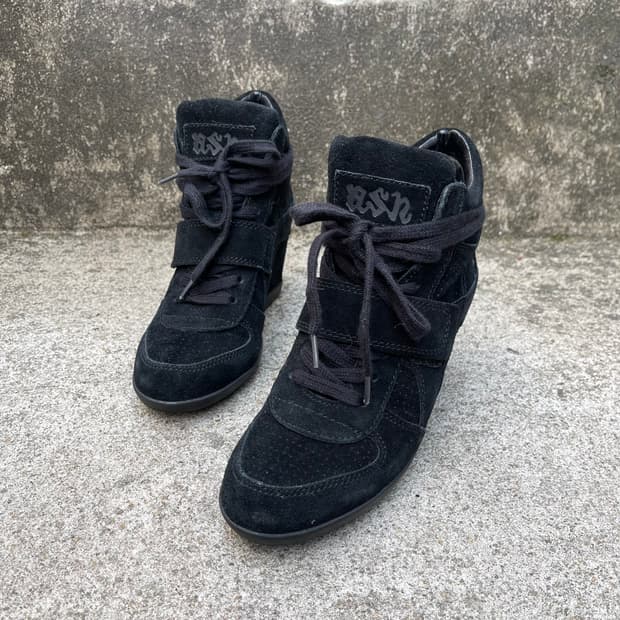 [36] ASH 스웨이드 웨지힐 스니커즈 (230)