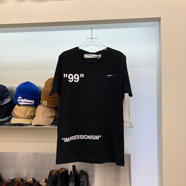 오프화이트 19ss 아이스맨 반팔