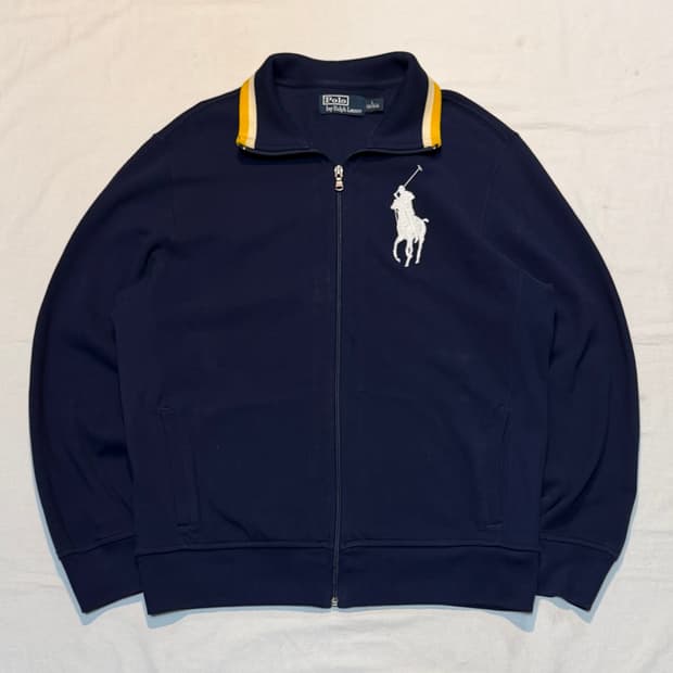 폴로 랄프로렌 빅포니 코튼 져지 네이비