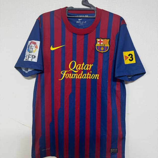 나이키 바르셀로나 11-12 유니폼 반팔 홈