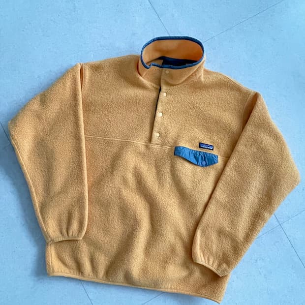 [L] 90's 파타고니아 빈티지 신칠라 라이트 옐로우