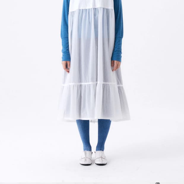 PARACHUTE DRESS / WHITE