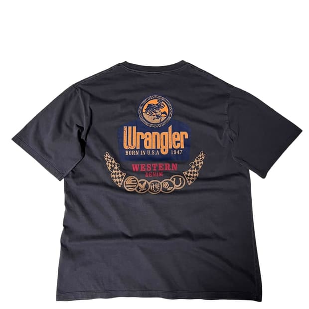 (새상품) Wrangler 랭글러 웨스턴 빈티지 반팔티 L