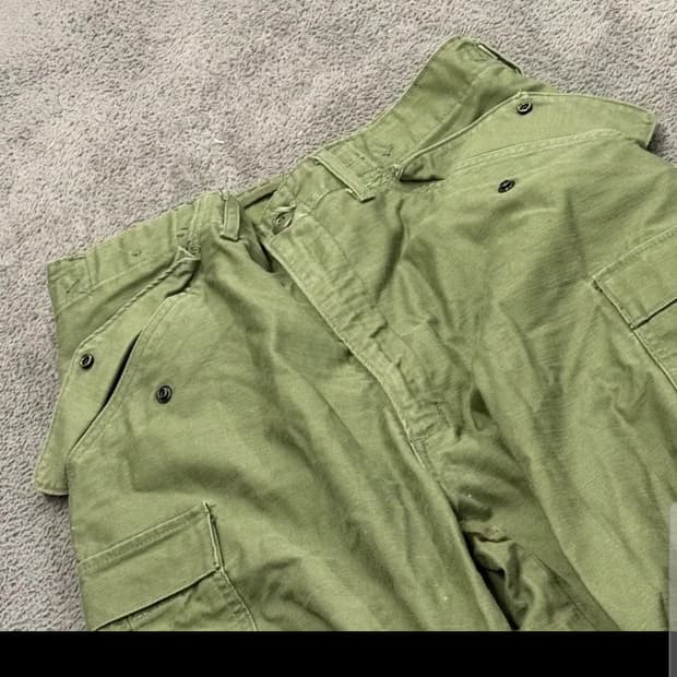 [정품]  70s m-65 필드팬츠 그린 팬츠 c1