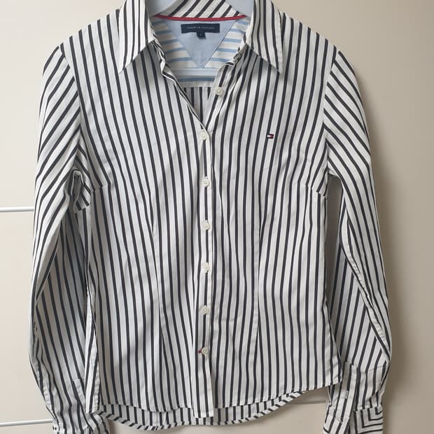 [여성] 타미힐피거 정품 스트라이프 셔츠 사이즈 2