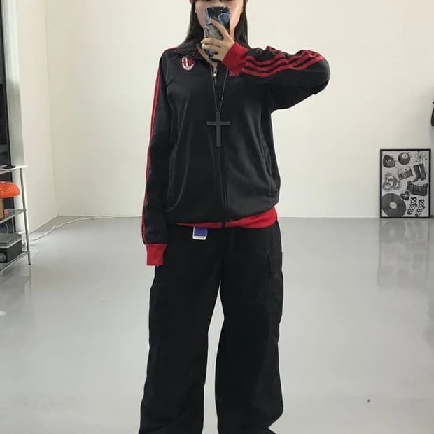 아디다스 AC밀란 트랙탑 져지