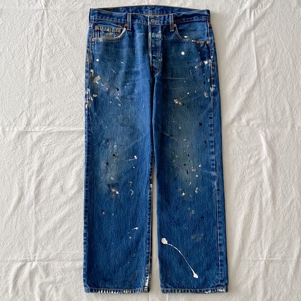 리바이스 501 페인팅 데님 팬츠