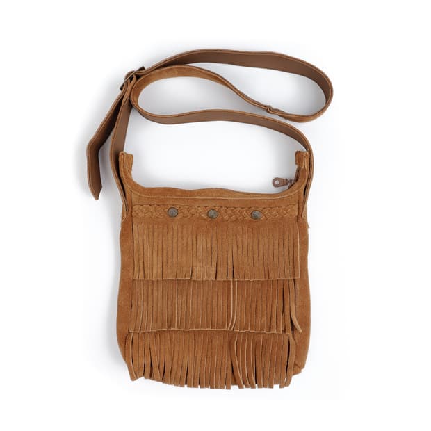 미네통카 프린지 크로스백