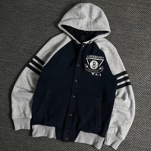 아디다스 NBA 브룩클린 네츠 스웻 후드 자켓y 3457