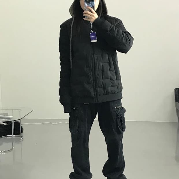 JILL BY JILLSTUART 덕다운 블랙 패딩