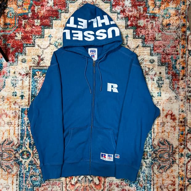 [XL] 00s 러셀 재팬 스펠아웃 후드집업