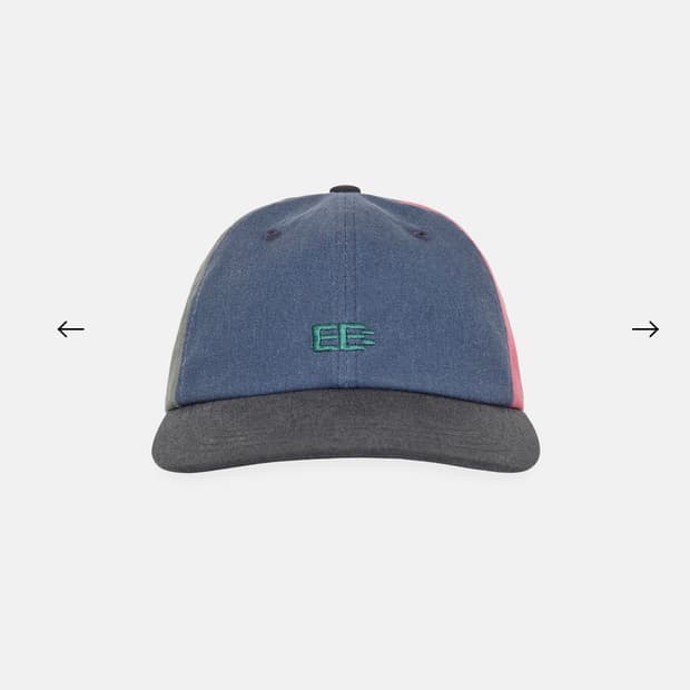 엔조블루스 블록키 픽셀 로고 볼캡