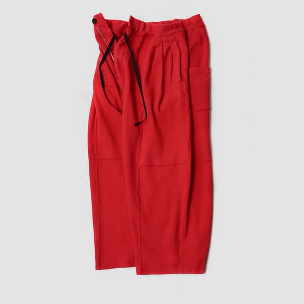 안셀름 SMOOTH PANEL WIDE SLACKS