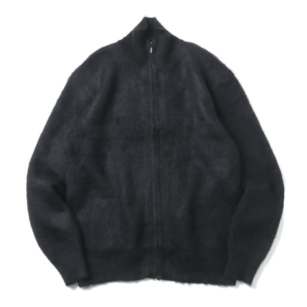 니들스 집 모헤어 가디건 블랙 L
